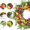 24 Inch Tulip Wreaths for Front Door,Summer Wreath for Wall Porch Window with Tulip and Eucalyptus, Indoor and Outdoor Artificial Floral Wreath Home Decor, Party Holiday Anniversary Decoration